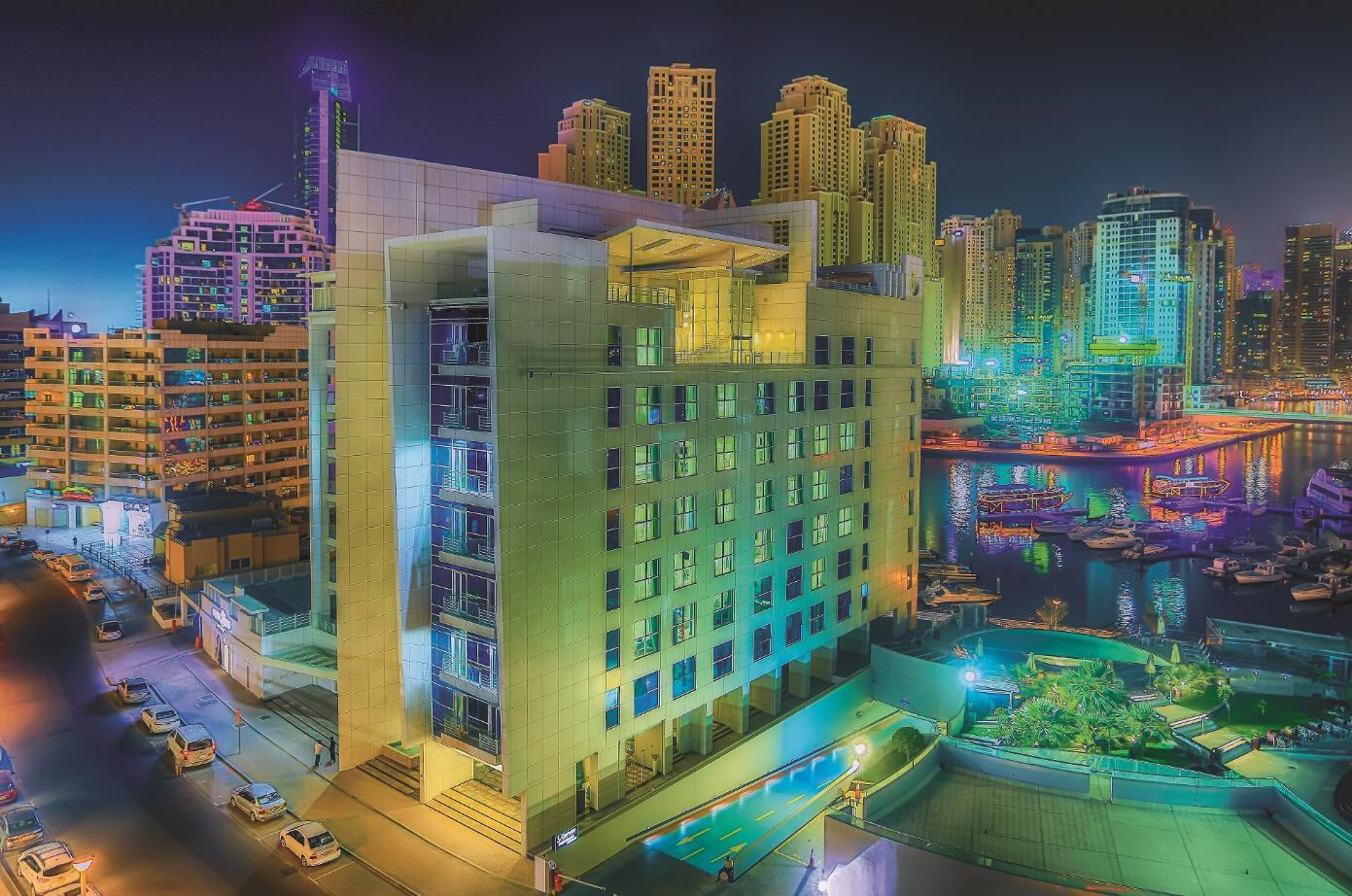 Jannah Marina Hotel Apartments Dubai Exterior foto